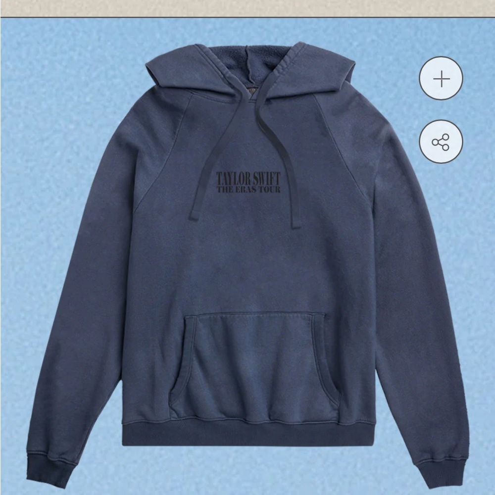 Taylor Swift Eras Tour Exclusive Blue Hoodie